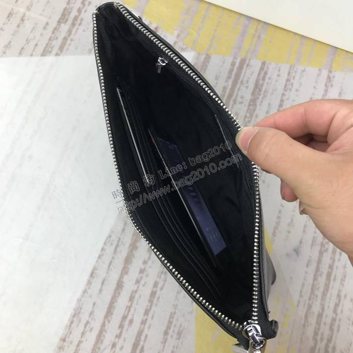 VERSACE男包 范思哲手包 进口原版皮 黑色 男士手拿包 6040  rdn1030